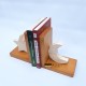 Aparador para livros feito em madeira estrela e lua Suporte para Livros imagem