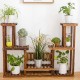 Suporte para vasos de plantas em madeira 10 imagem