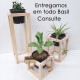 Suporte quadrado para vasos de plantas Suporte para Plantas, Entregas no Brasil imagem