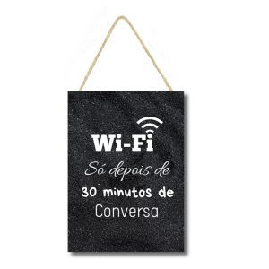 Quadro decorativo com corda wifi somente depois  cod 25