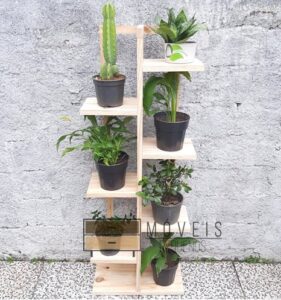 Estante para plantas Modelo 83 cor natural