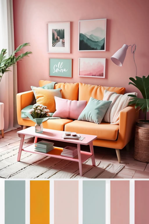 cozy home imagem de uma paleta de cores suaves 943200198