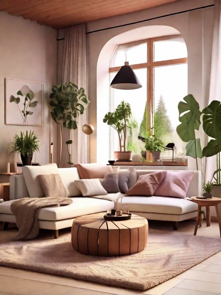cozy_home_Living_room_with_personal_deco_1 Desfrute do Conforto de uma Casa Aconchegante