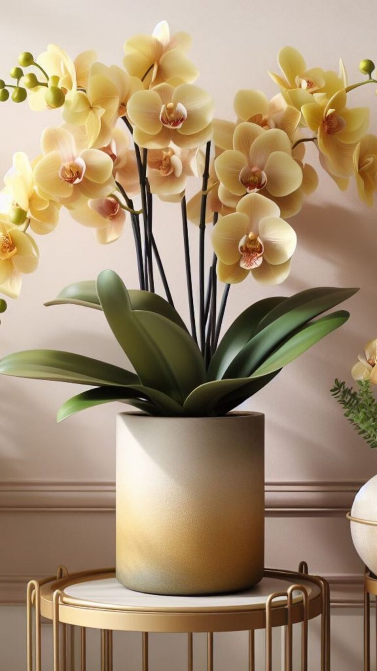 Beleza em Flor: Um Jardim de Orquídeas