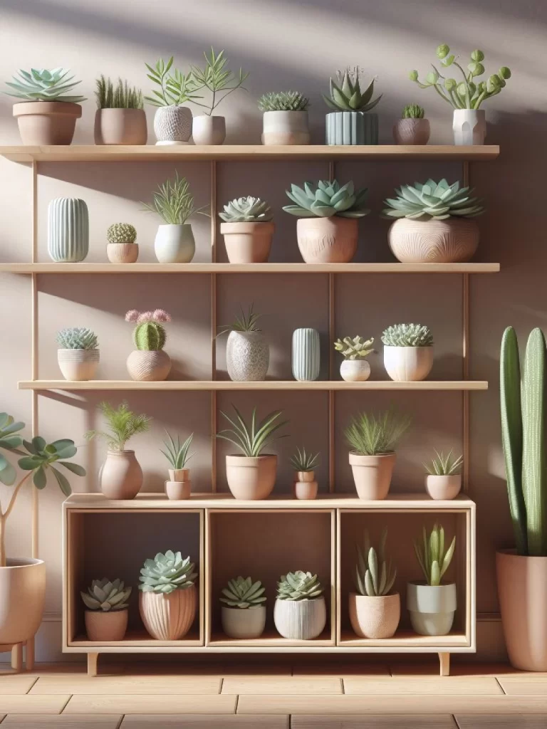 Estante Verde: A beleza das plantas em destaque