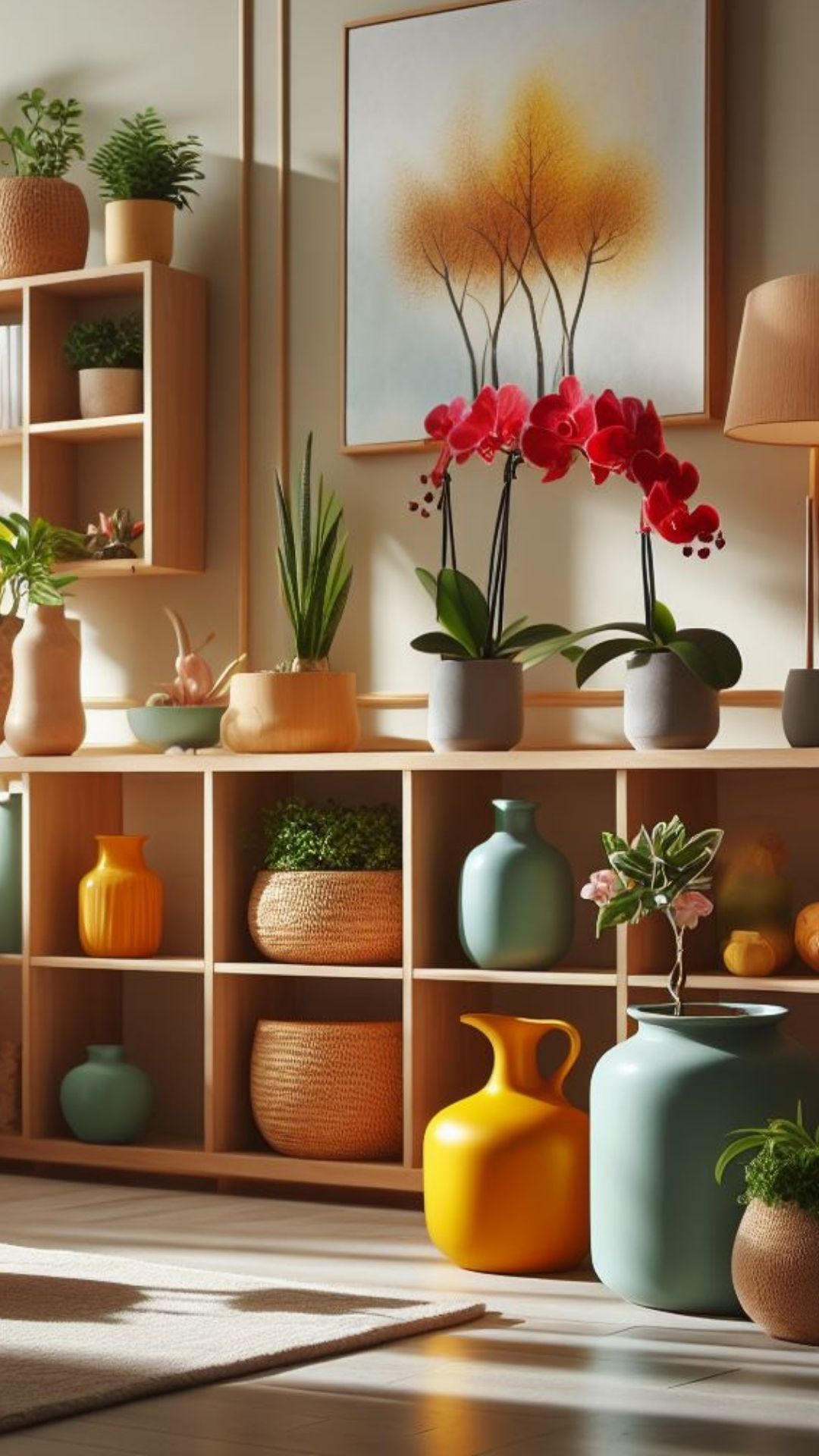 Um estante de madeira é uma peça versátil e funcional que pode adicionar um toque de charme e elegância a qualquer ambiente da casa. Seja na sala de estar, no quarto, no escritório ou na área de lazer, um estante de madeira pode ser uma excelente opção para organizar livros, objetos decorativos, plantas, entre outros itens.