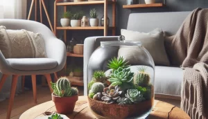 Personalize seu espaço verde com um terrário exclusivo!
