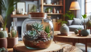 Terrário suculento: a solução ideal para os viajantes viajantes