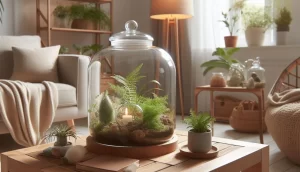 Transforme seu espaço em um mini jardim culinário com um terrário de plantas comestíveis