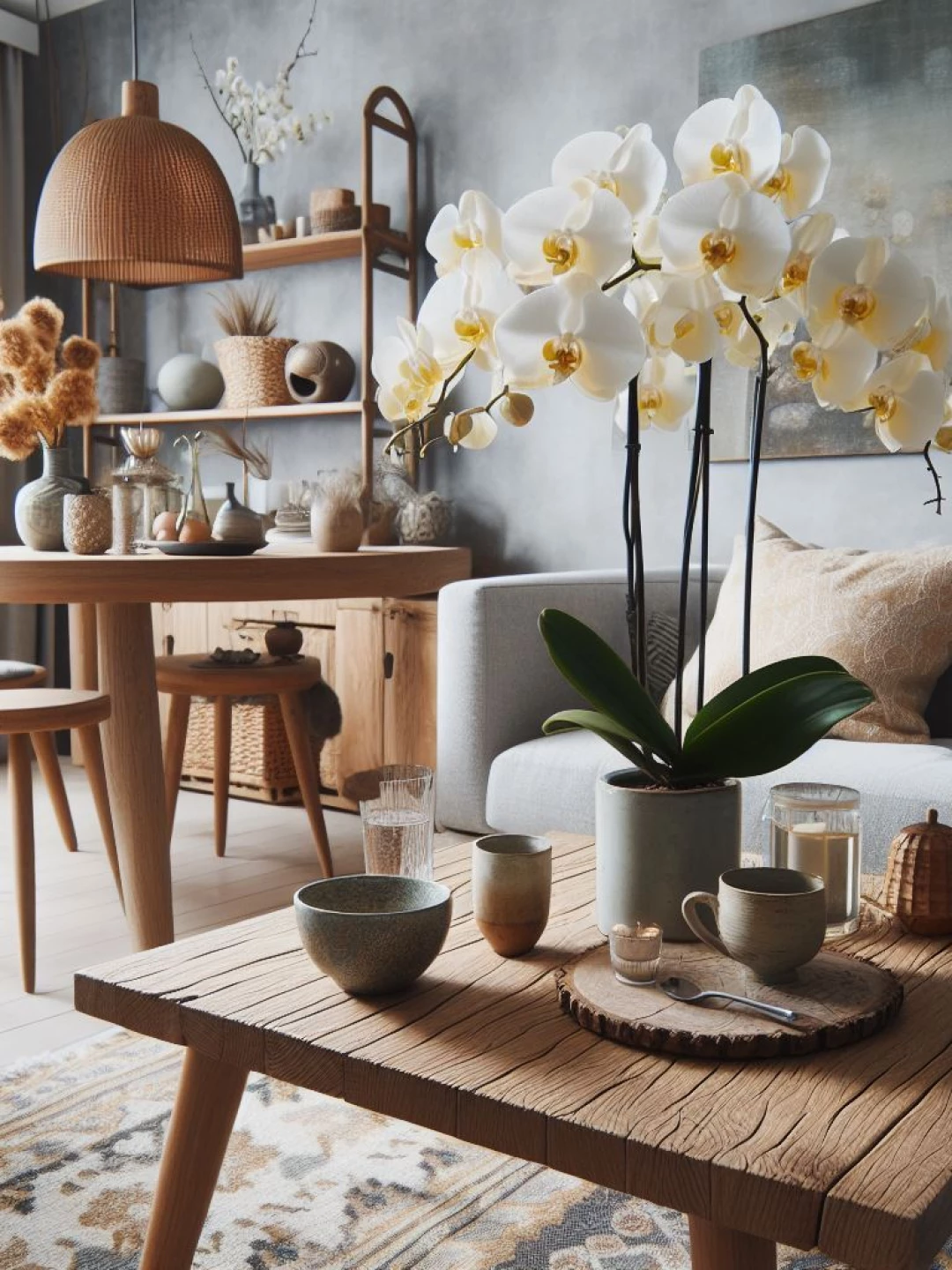 Um toque de natureza em sua decoração com mesas de madeira rústica
