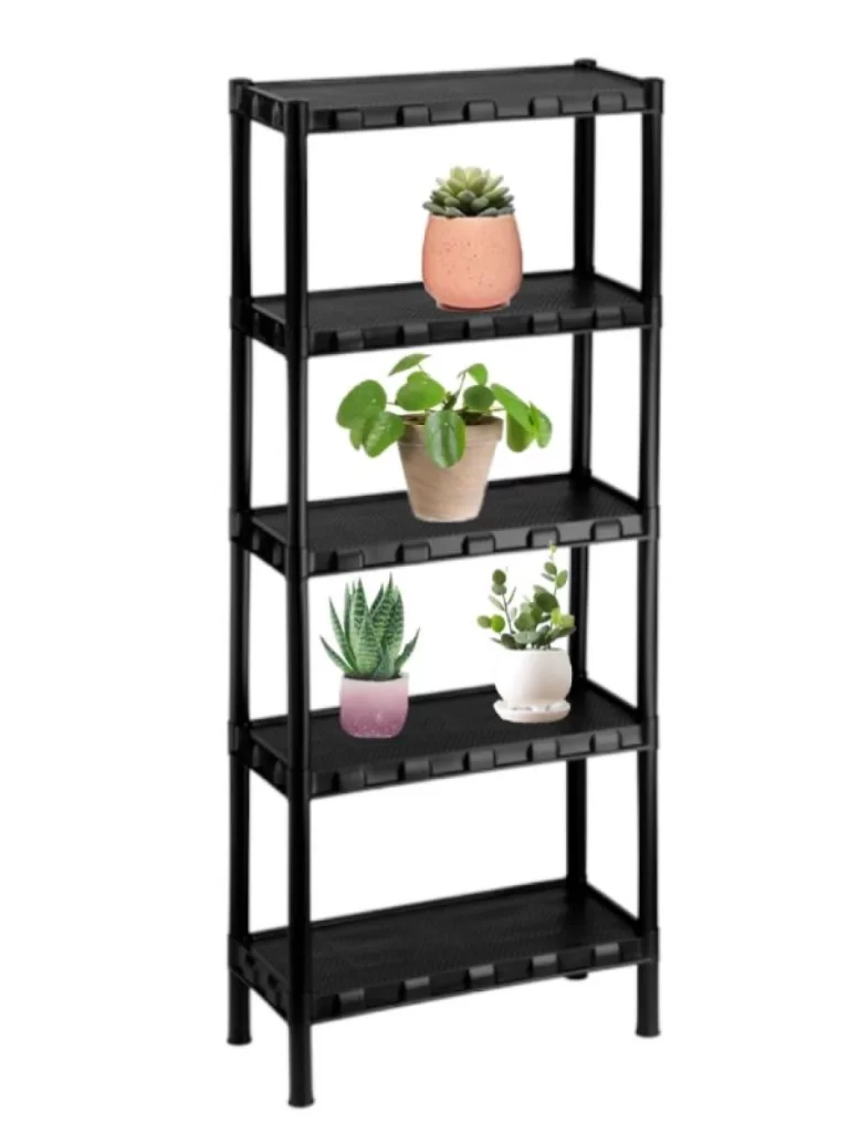 Estante para plantas: 5 prateleiras modulares para um jardim vertical.