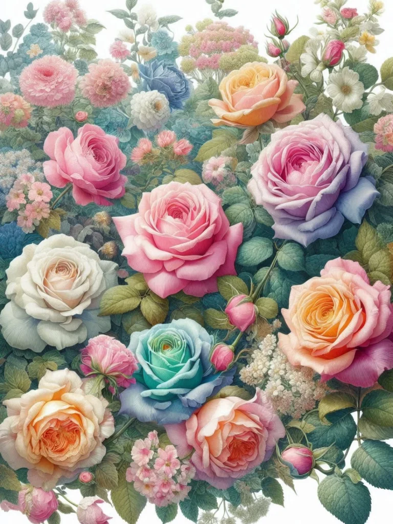 A Magia das Flores numa Tarde Perfeita