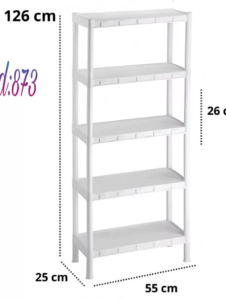 Deixe a natureza subir pelas paredes: Estante modular para plantas com 5 prateleiras.