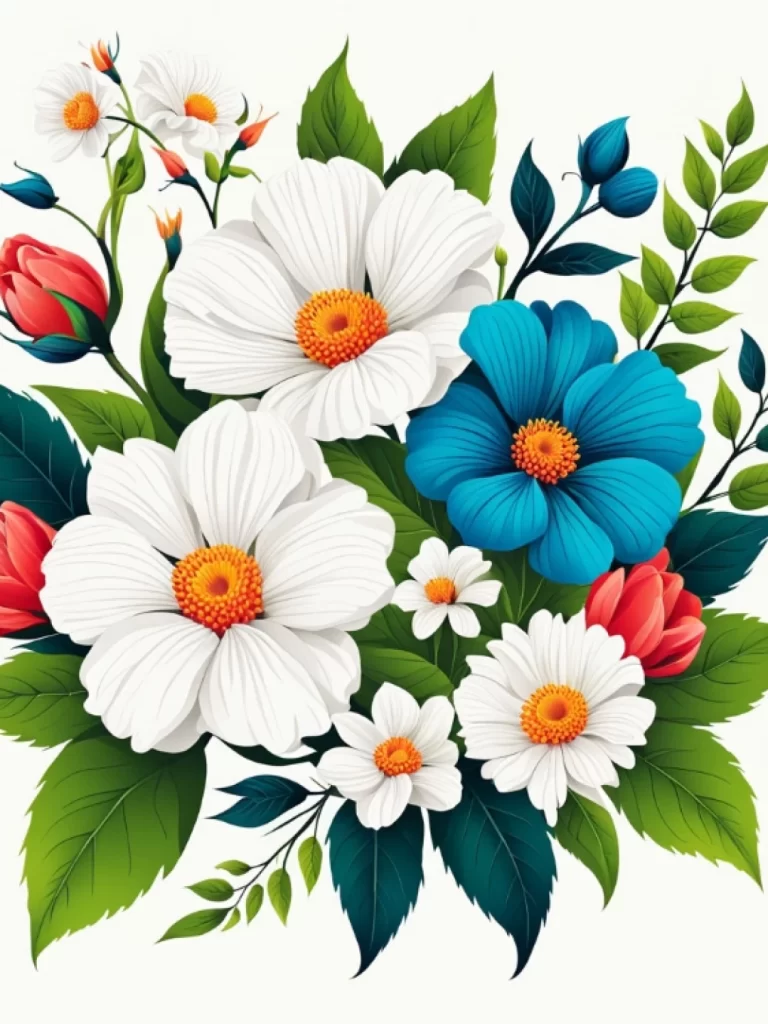 Descubra a arte de colorir: imagens de flores para colorir