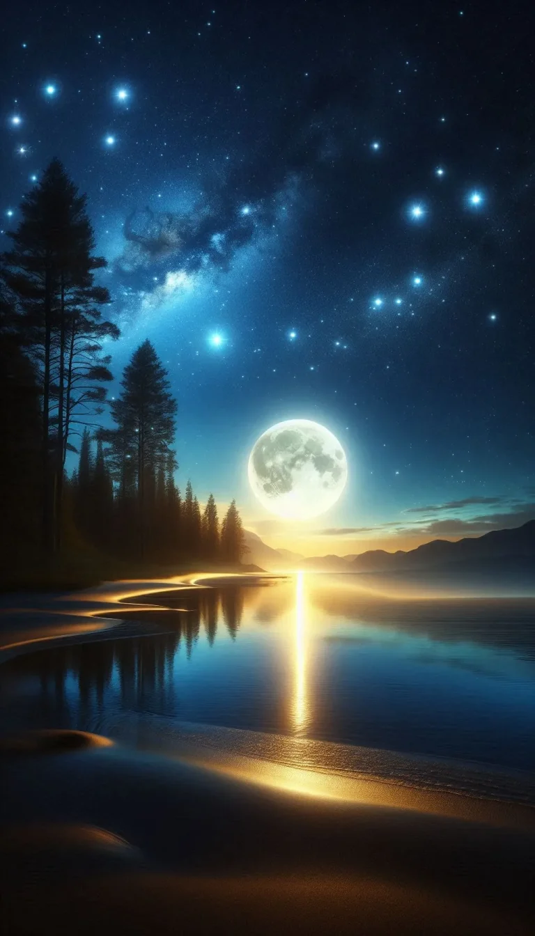 Que a lua ilumine seu caminho para uma noite de descanso.