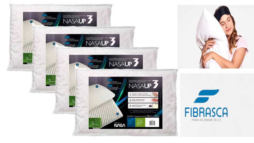 kit 4 pçs travesseiro NASA