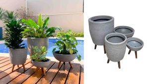Vasos Para Plantas E Decoração Com Tripé