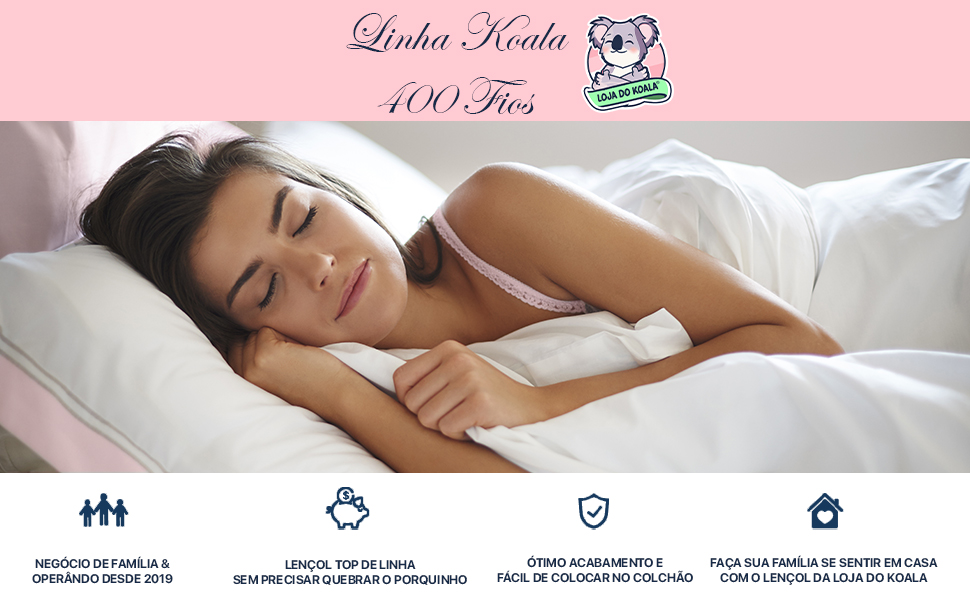 Linha Koala 400 Fios - carcteristicas