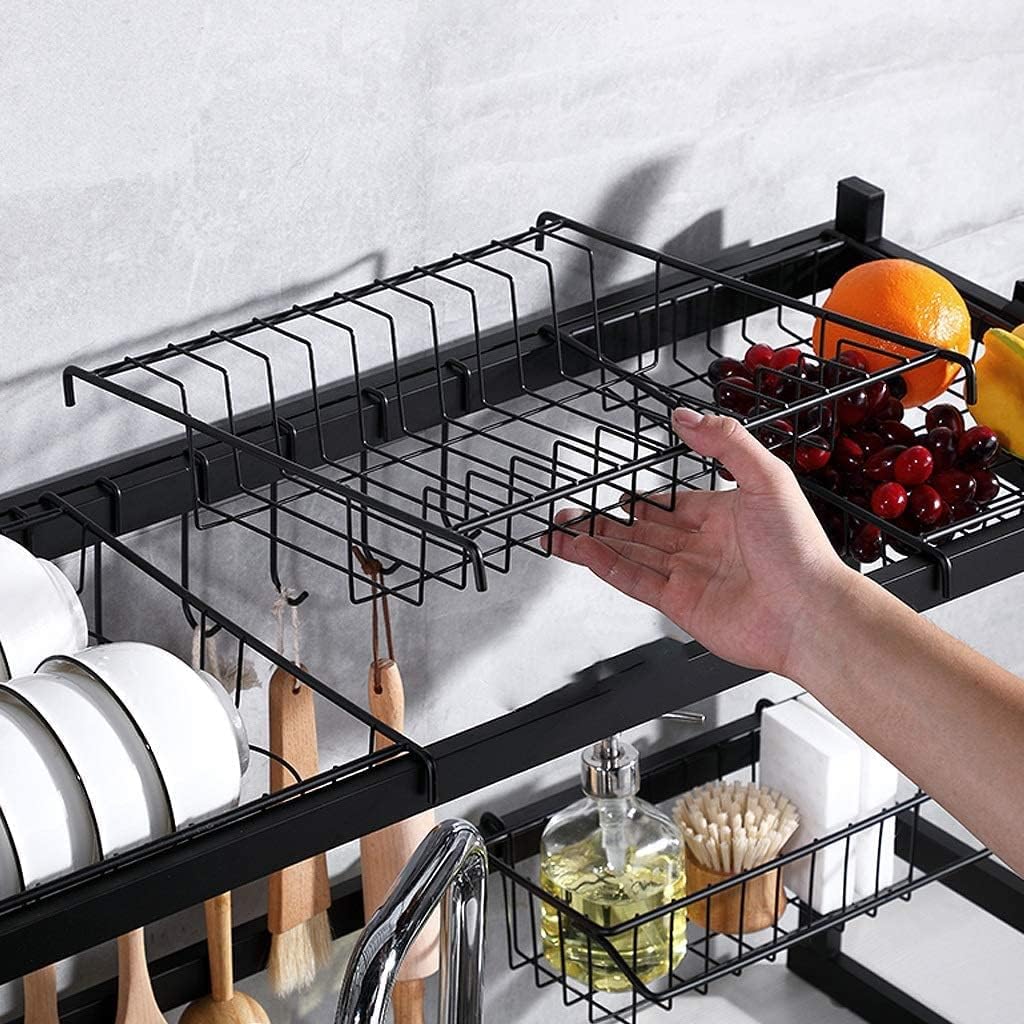 Escorredor Kitchen Rack Inox Organizador Louça