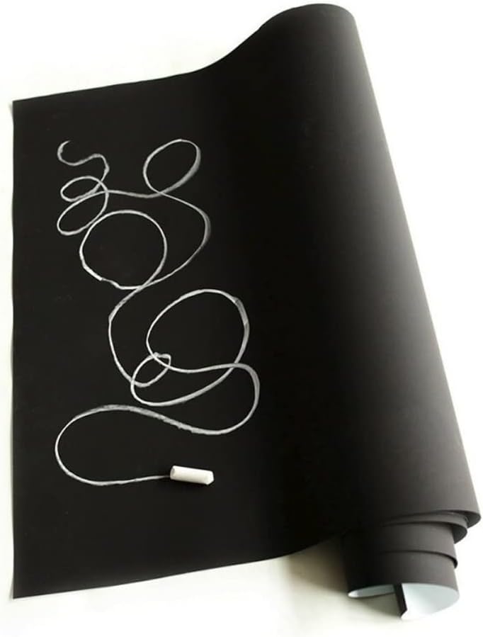 Adesivo Lousa Quadro Negro Preto Fosco 2m X 45cm