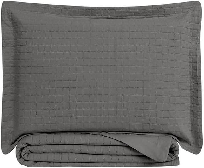 Colcha Loft Solteiro 160X230 Cinza Camesa 100 Poliester Cinza
