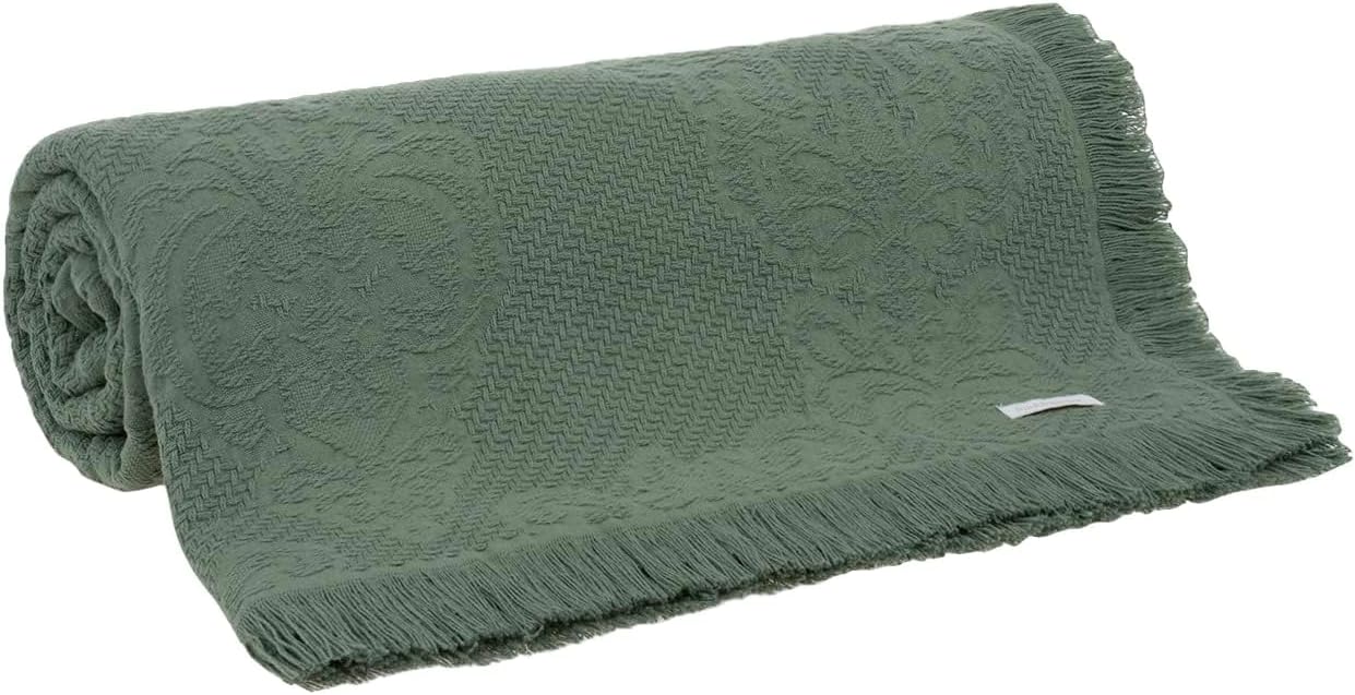 Colcha Queen Buddemeyer Medalhao 100 Algodao Verde