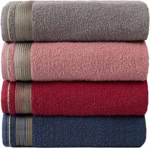 Kit Com 4 Toalhas Banhão Gigante Alta Absorção Sublime 70x150cm - Central Toalhas (KIT 1)
