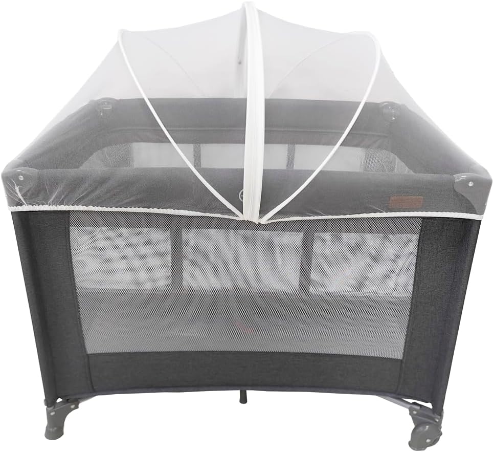 MaxiBaby Berco Portatil Infantil Cercado 0 15kg Lazy Grafite