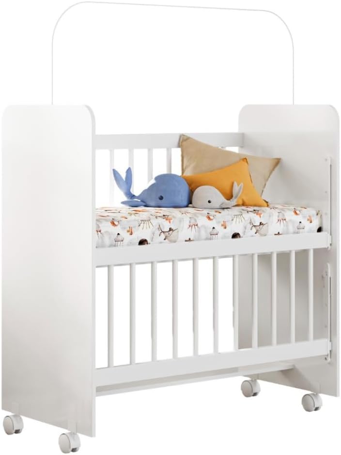 Mini Berco Bed Side Doce Encanto Com Colchao Grade Movel