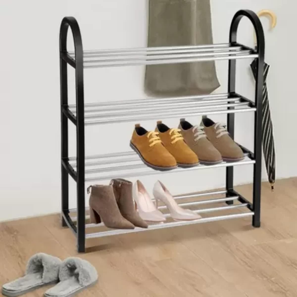 Sapateira Organizador Porta Sapatos 8 Pares 4 Andares Para Quarto