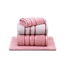 Jogo de Toalha 4 Peças Classic Rosa Nevada e Rosa Mistico