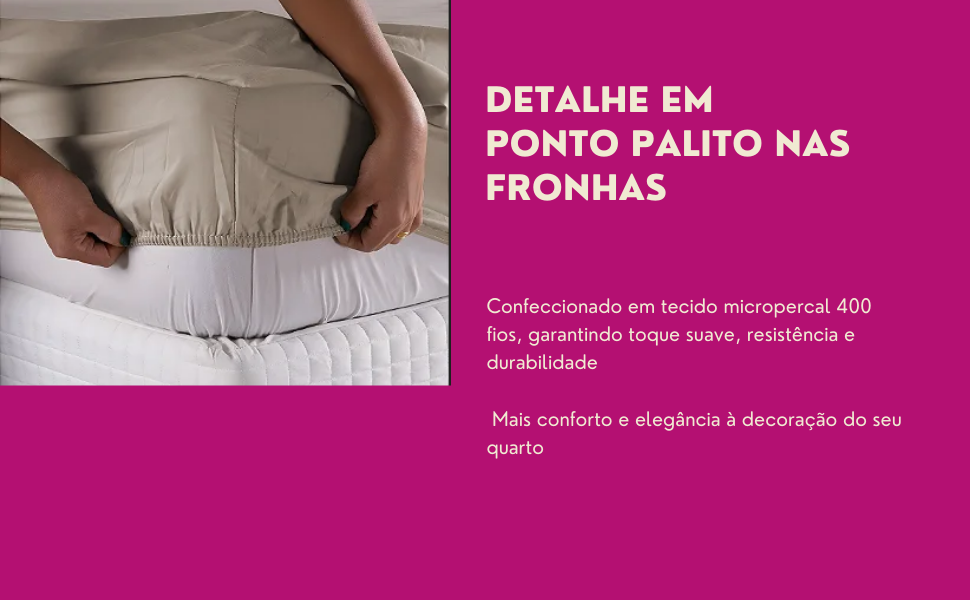 Jogo de cama 3 peças