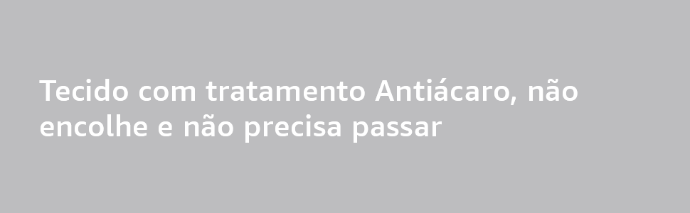 Jogo Cama Queen Percal Ponto Palito Antiácaro Anti pilling Toque Macio Cinza
