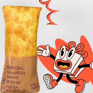 almofada formato de pastel