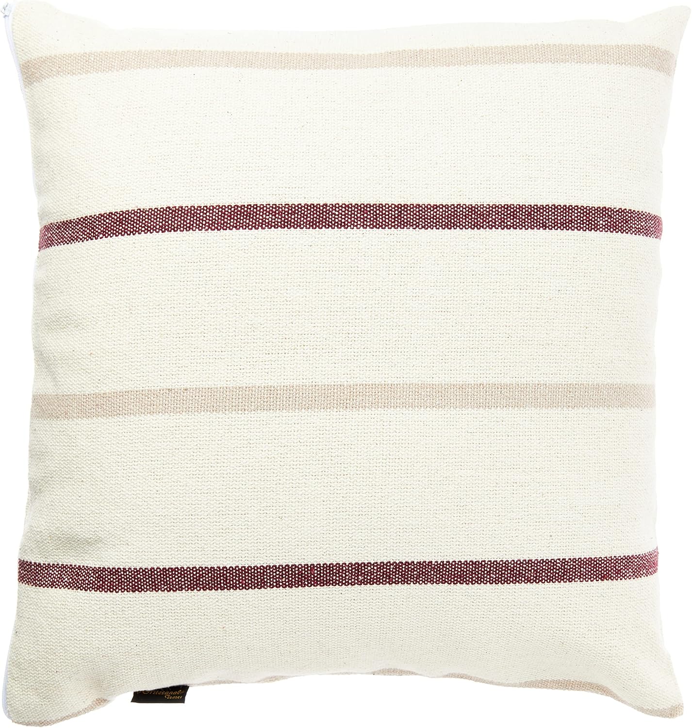 Artesanal Teares Capa Romantic Listras 04 X 04 Bordo