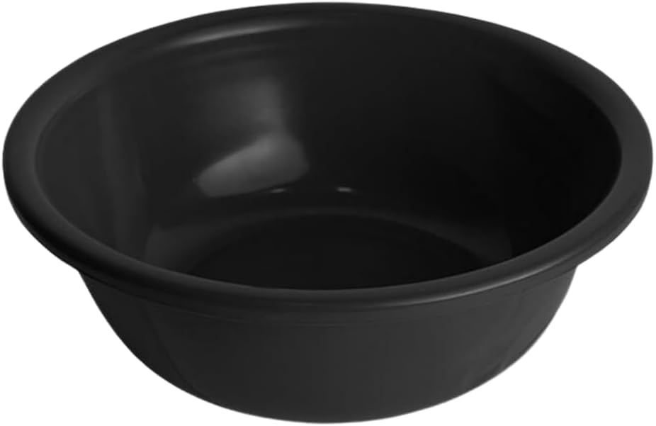 Bacia Resistente 3 Litros Plastico Preto Utilidade pro Lar