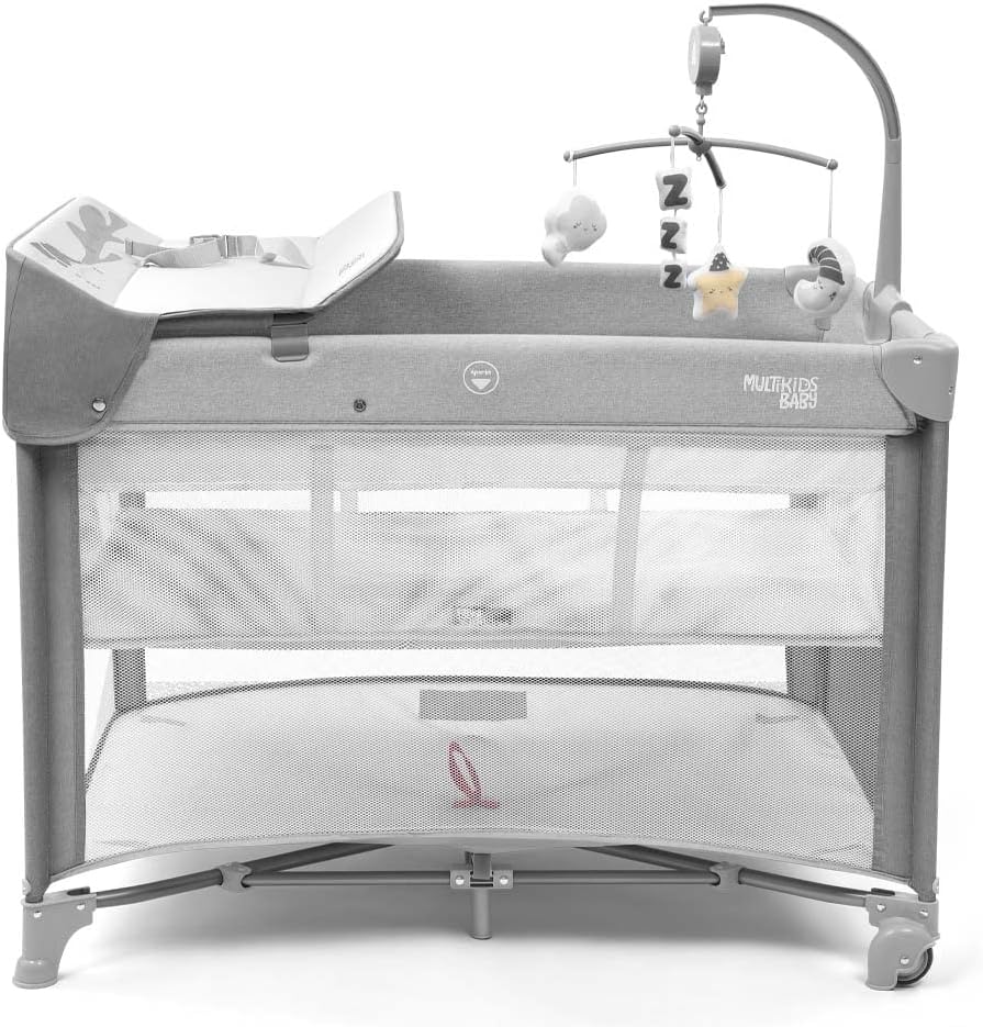Ber�o Desmont�vel 0 15 Kg Multikids Baby DayDream Cinza BB404
