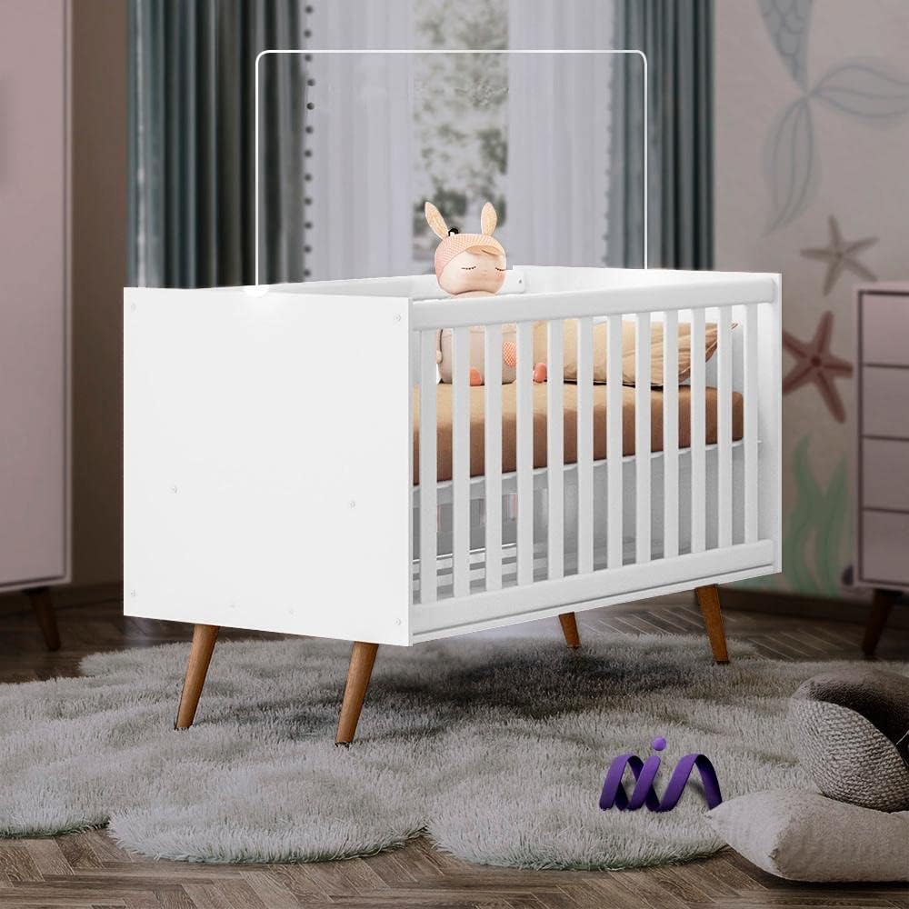 Berco Mini Cama Qencanto Retro Qmovi Branco