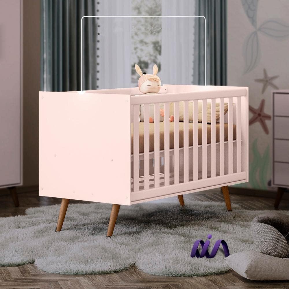 Berco Mini Cama Qencanto Retro Qmovi Rosa