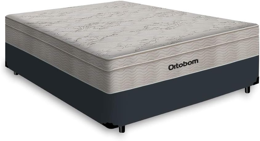 Cama Box Casal Colchao De Molas Ensacadas Ortobom