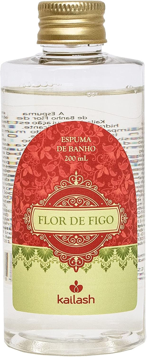 Kailash Cosmeticos Espuma De Banho Flor De Figo 200Ml