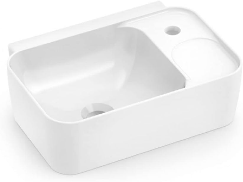 Lavatorio Suspenso Retangular Eco 40x30cm Branco
