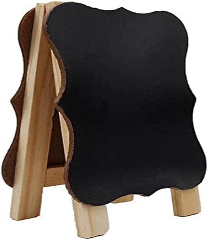 MINI CAVALETE GOURMET LOUSA QUADRO NEGRO BLACKBOARD 17X12CM CORTIARTE