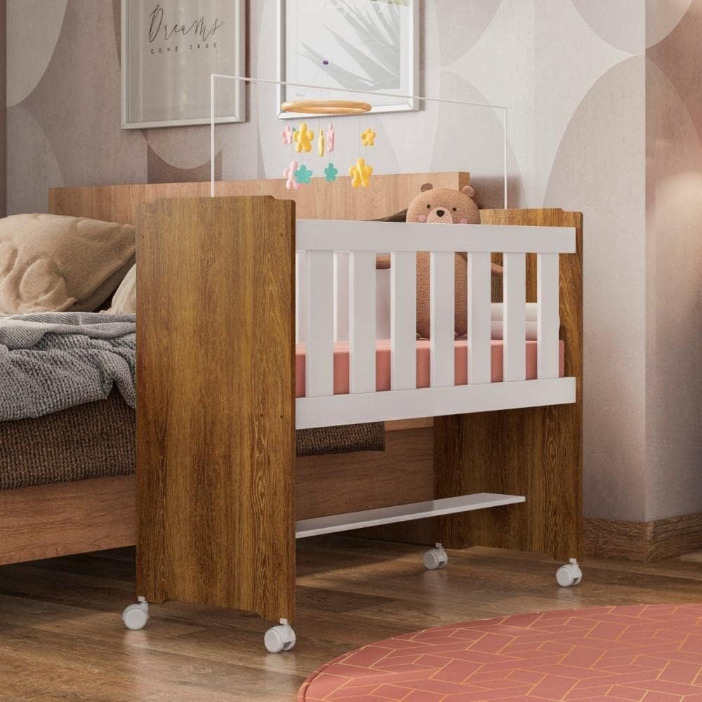 Mini Berco 100 MDF com Colchao Yescasa BrancoYpe