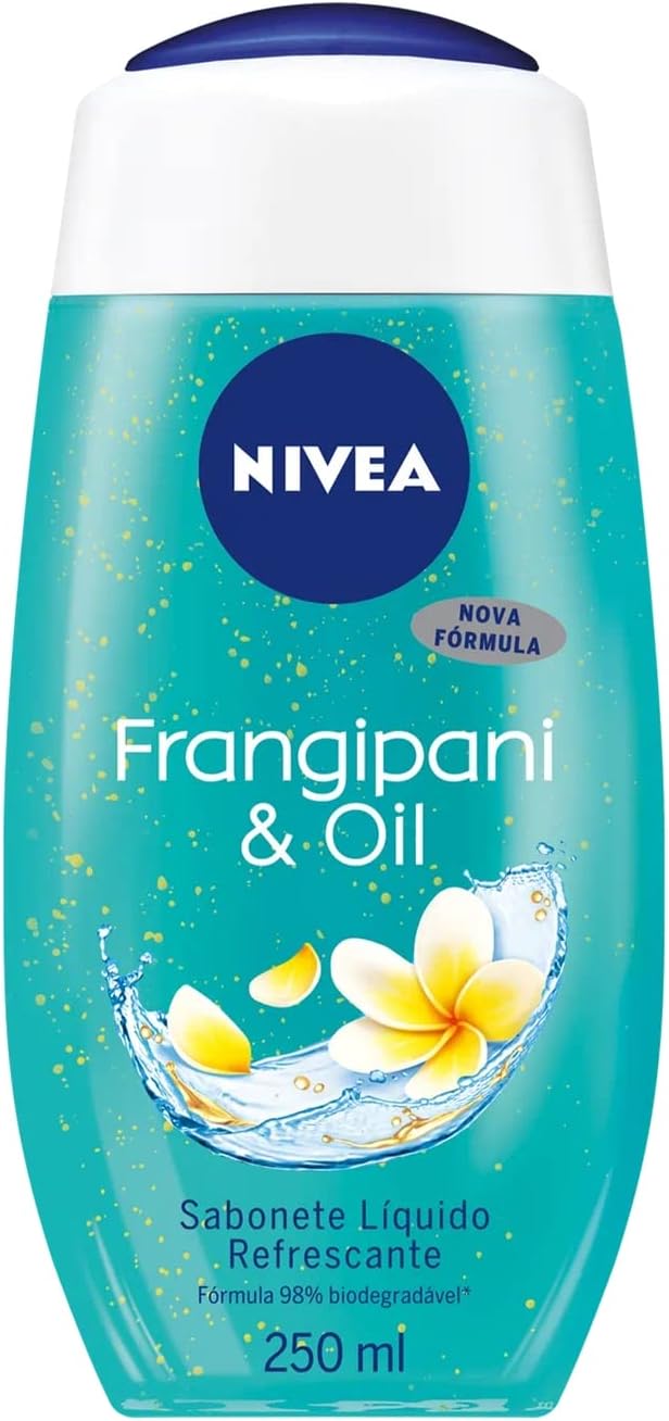 NIVEA Sabonete Liquido Frangipani Oil 250ml Fragrancia da