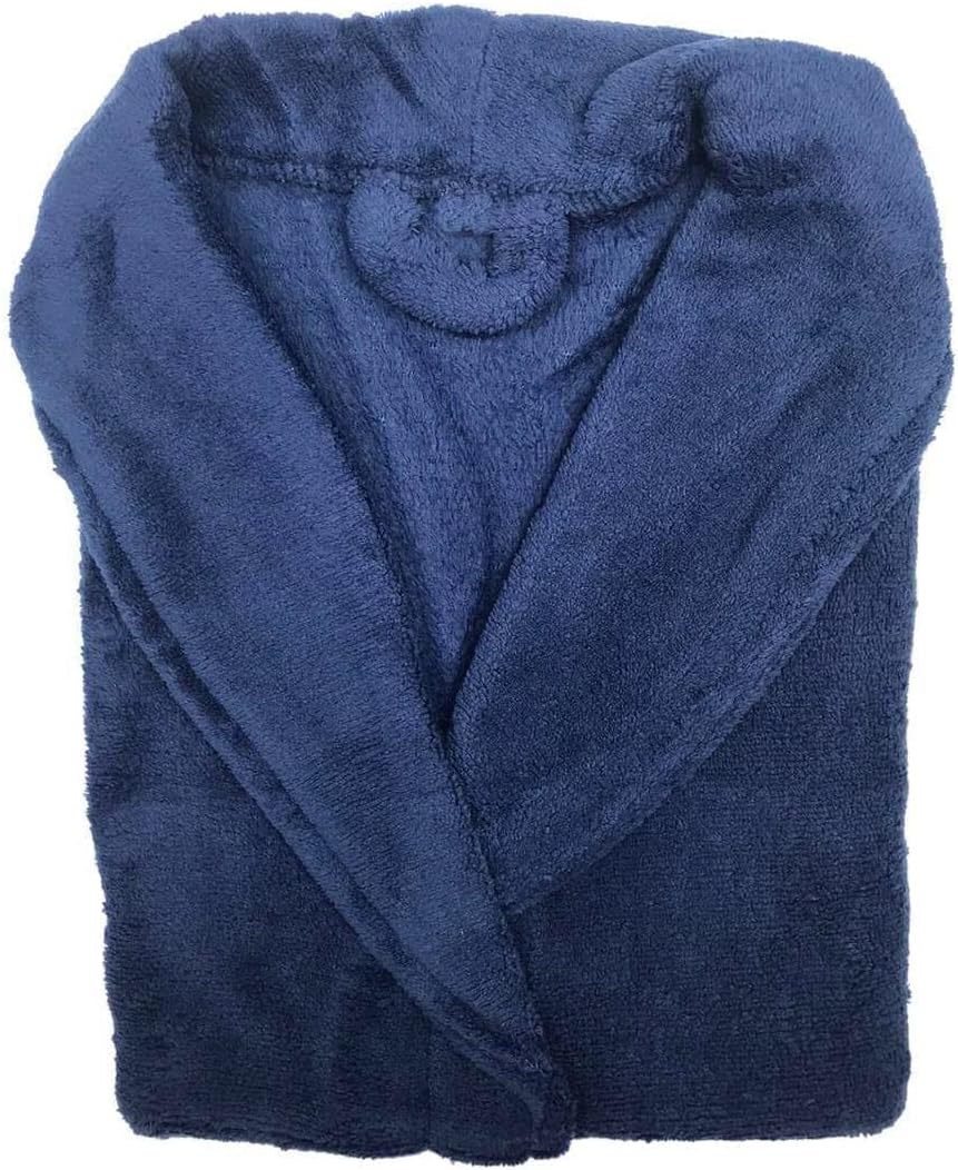 Roupao Microfibra Corttex Unissex Adulto Tam G Azul Marinho