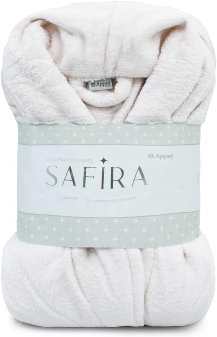 Roupao Microfibra Flannel Safira Adulto Appel