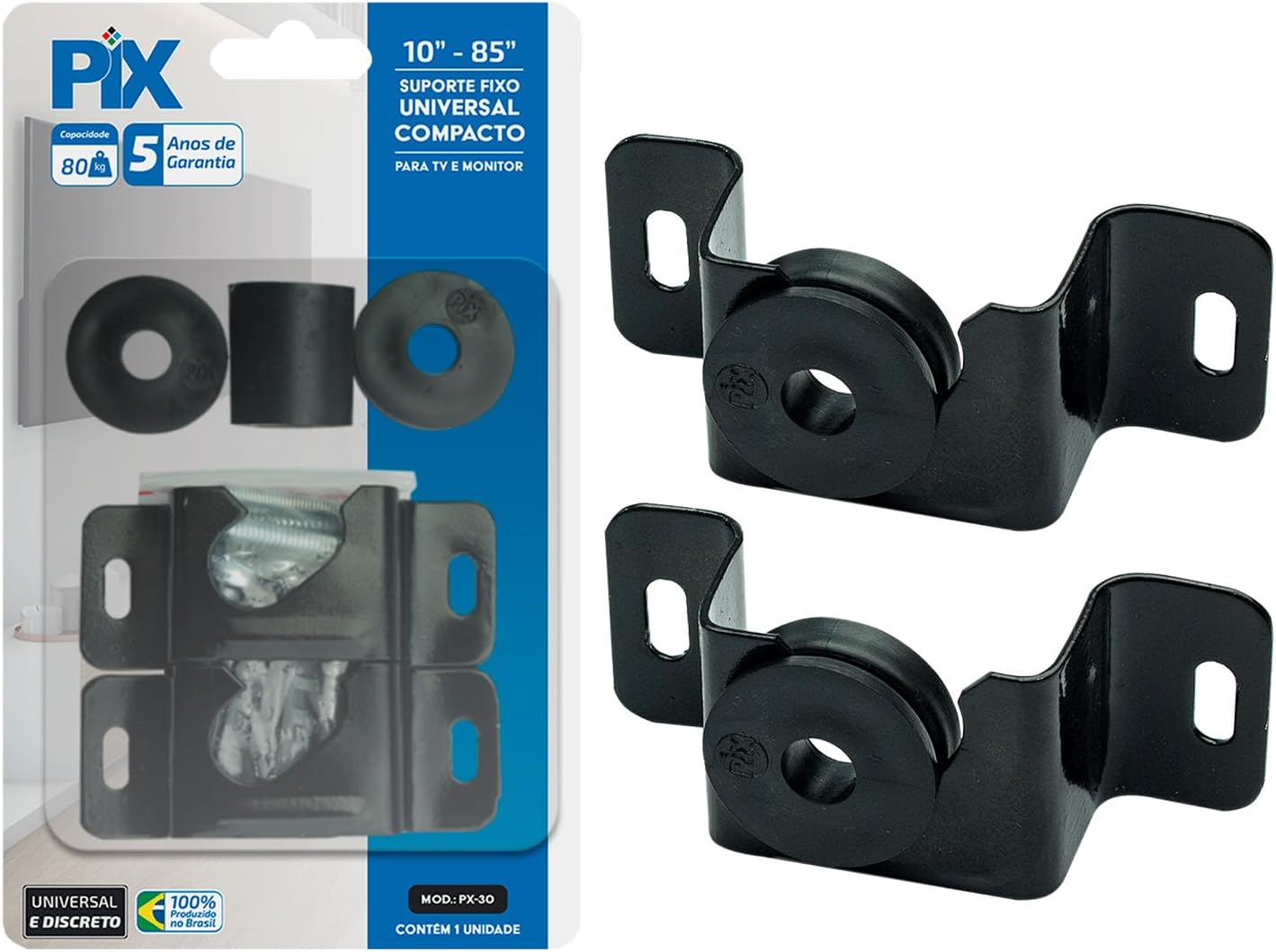 SUPORTE TV FIXO UNIVERSAL 10 A 85 COMPACTO