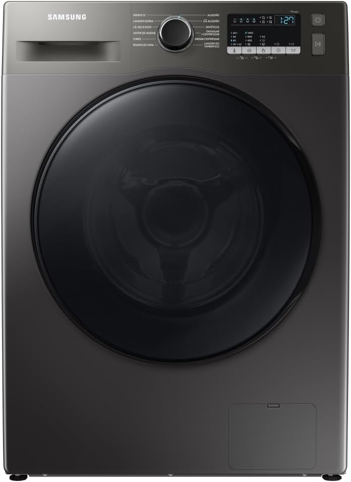 Samsung Lavadora de Roupas Digital Inverter Porta Black WW11T