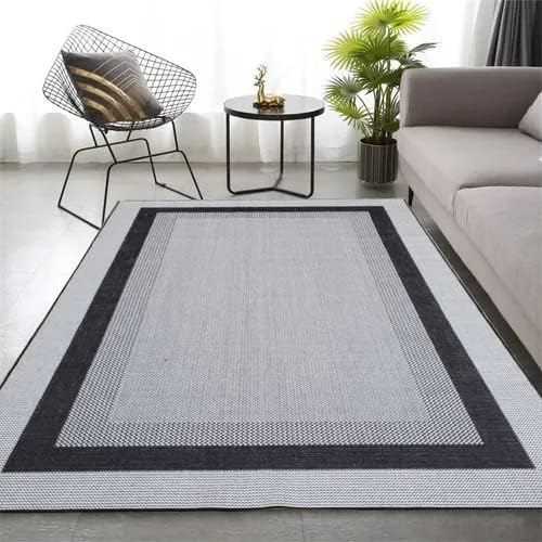 Tapete Para Sala Quarto Sisal 1m x 150 Pequeno Cinza